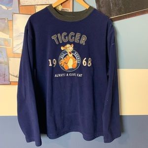 SOLD Disneyland Tigger fleece crewneck